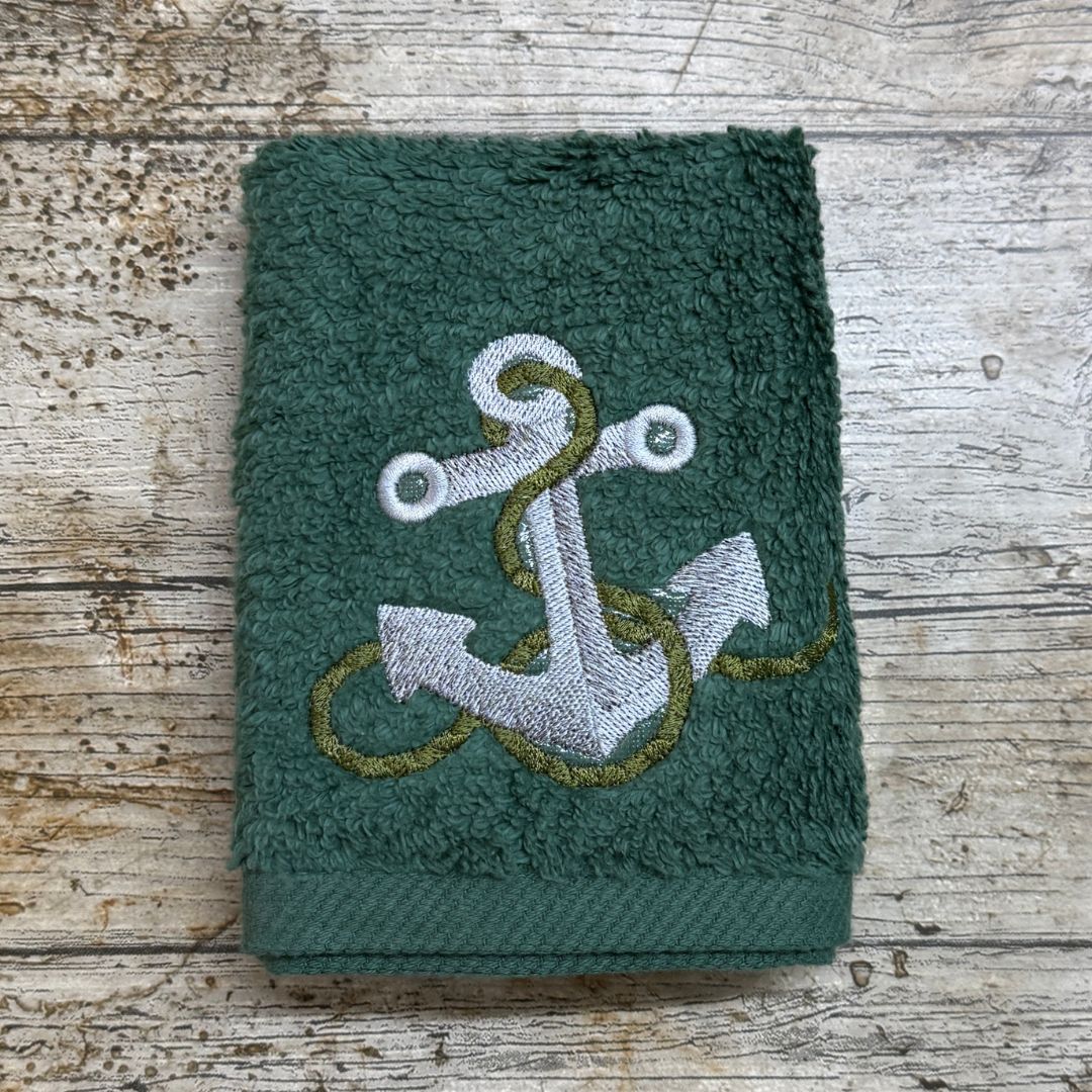 Anchor Face Cloth in 10 Colours