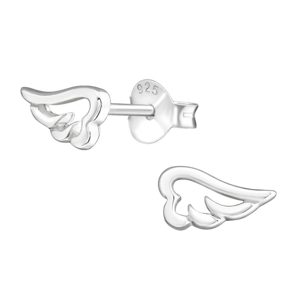 Angel Wing Sterling Silver Earrings