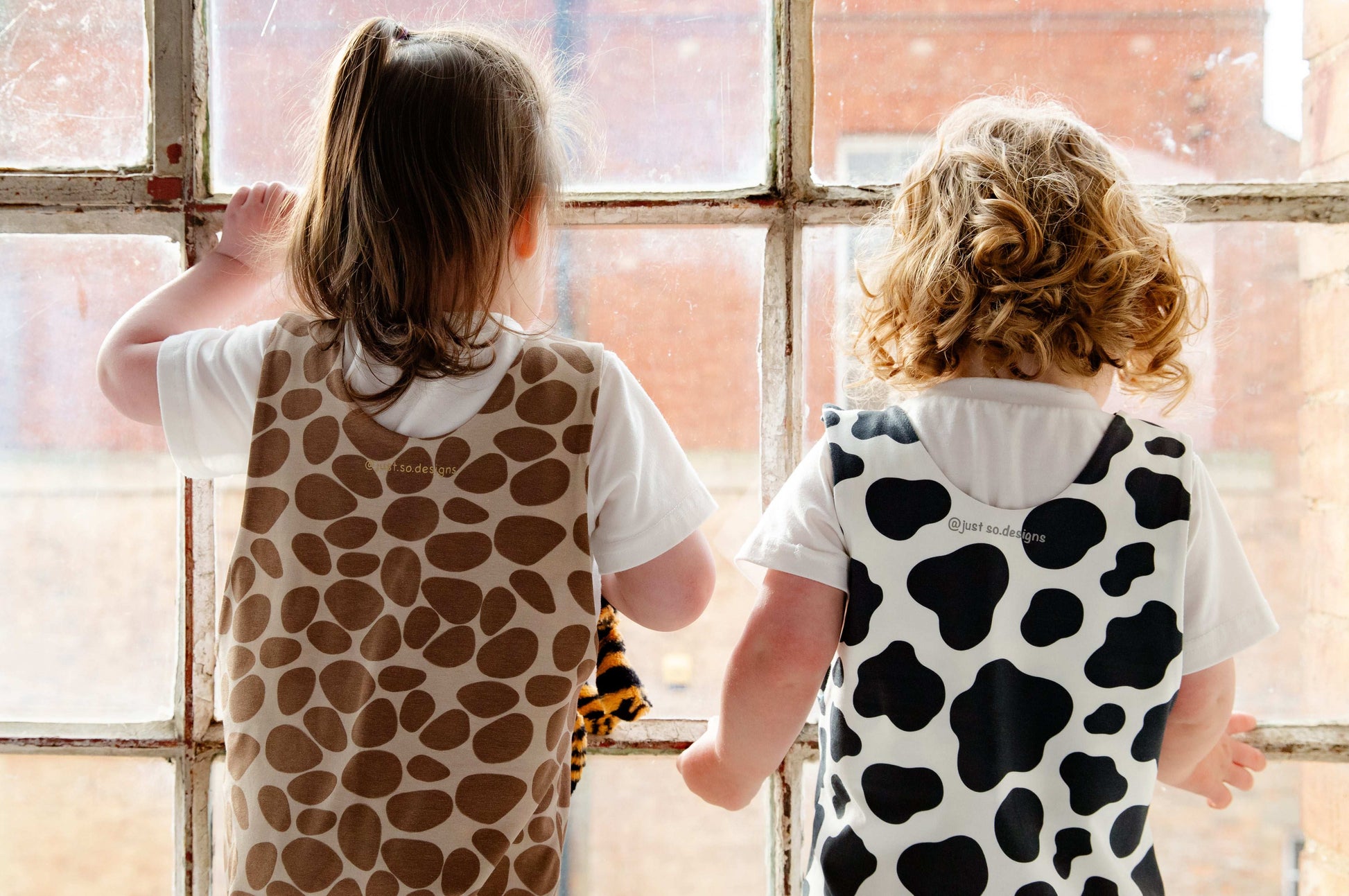 Giraffe Print Animal Romper for Kids