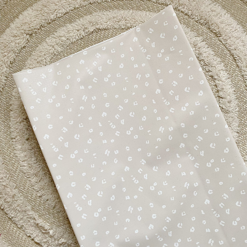 Anti-Roll Wedge Baby Changing Mat - Sand Animal Print