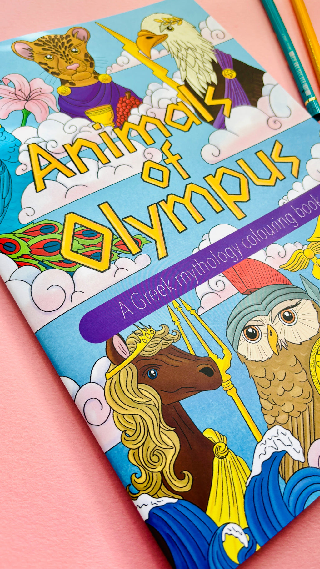 Animals of Olympus: A Greek Mythology Colouring Book
