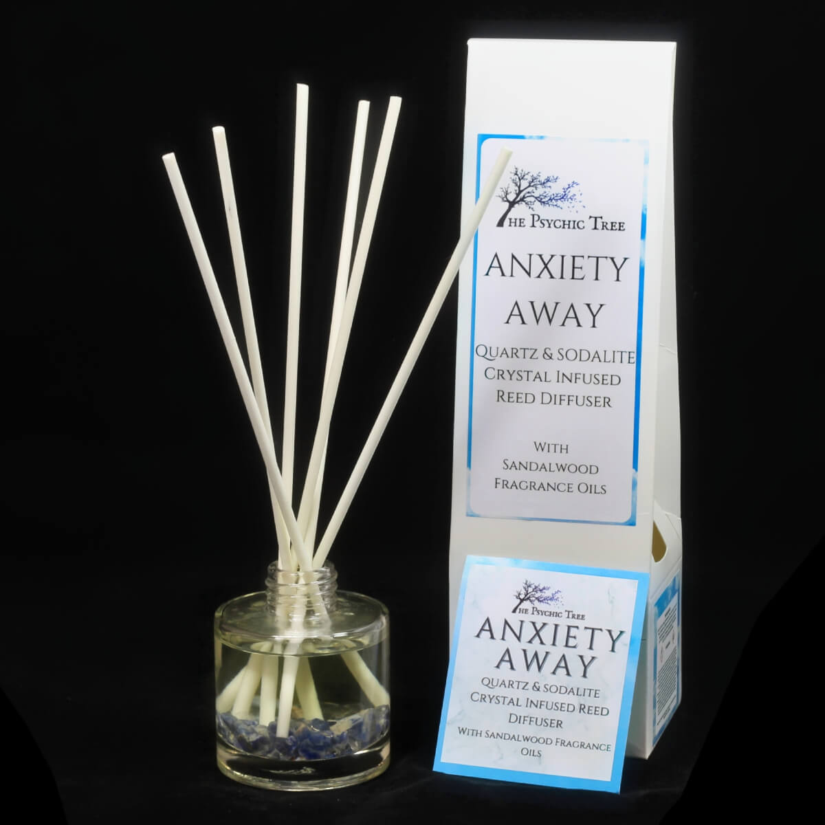 Crystal Infused Reed Diffuser for Anxiety