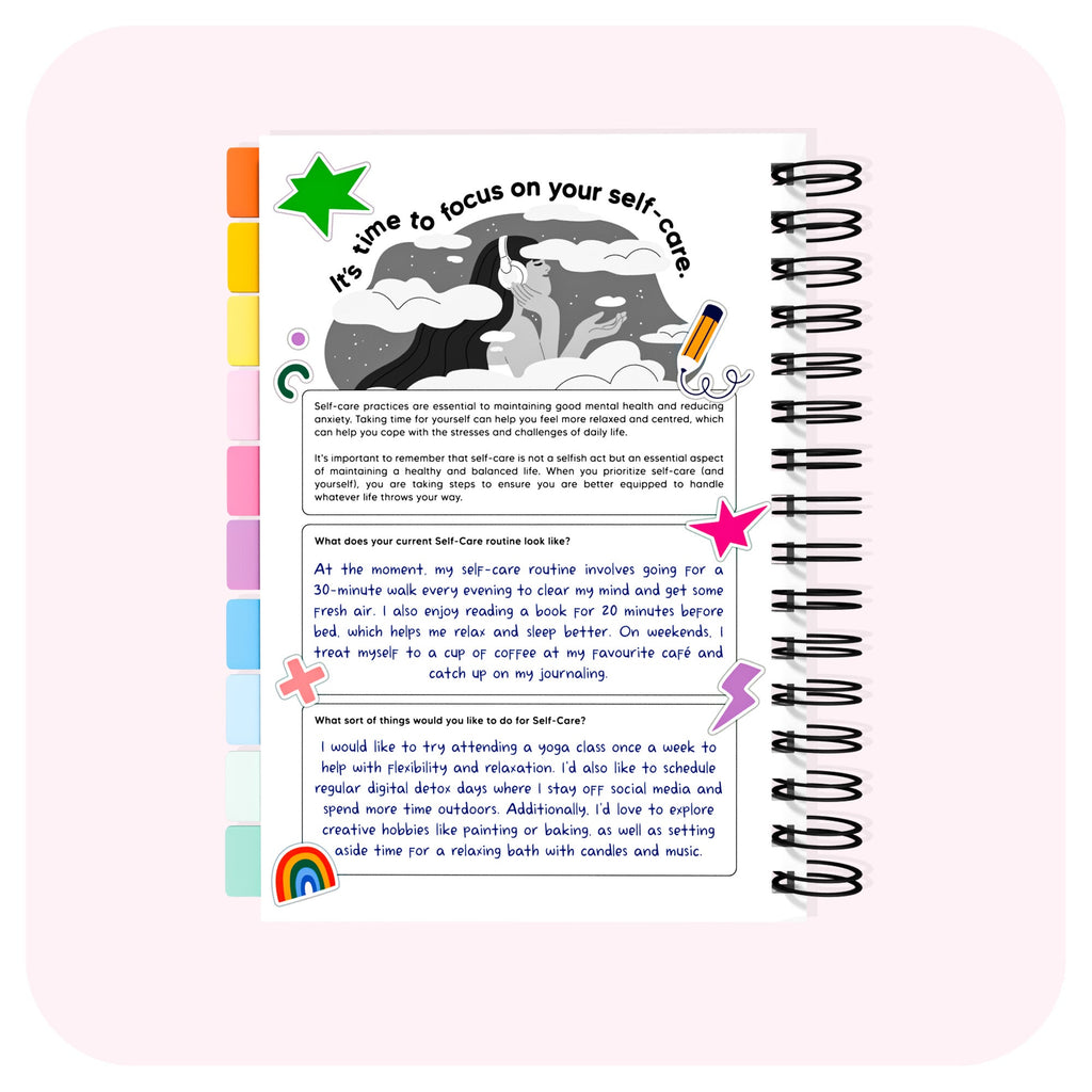 Anxiety Spiral Journal for Daily Reflection