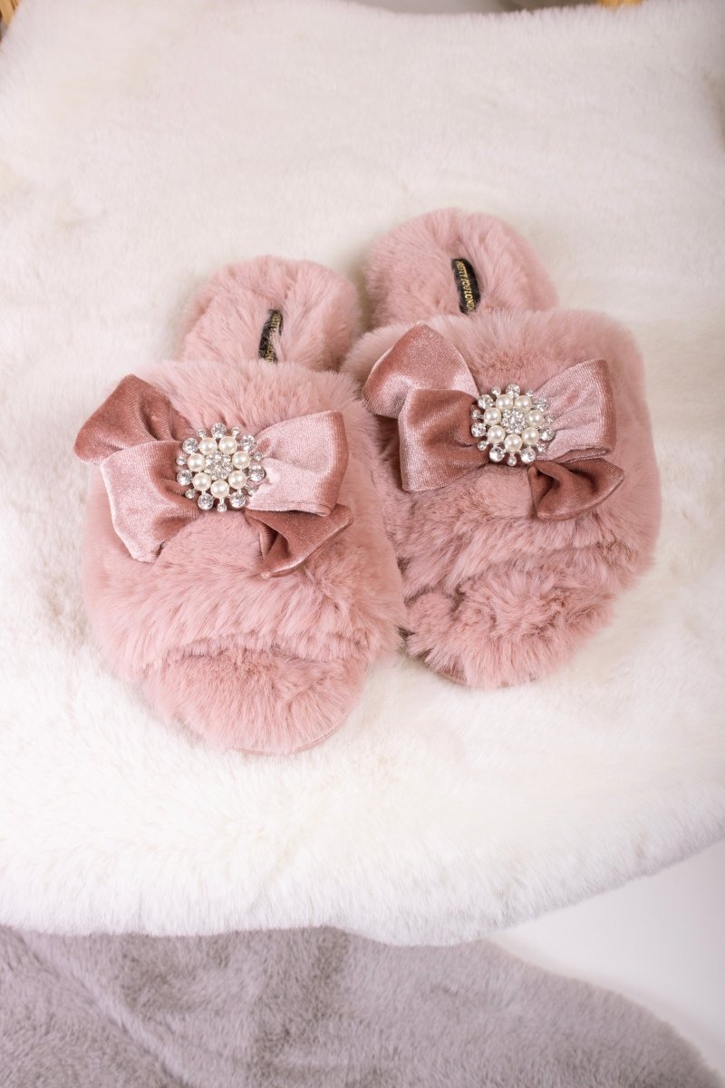 Anya Slippers in Pink