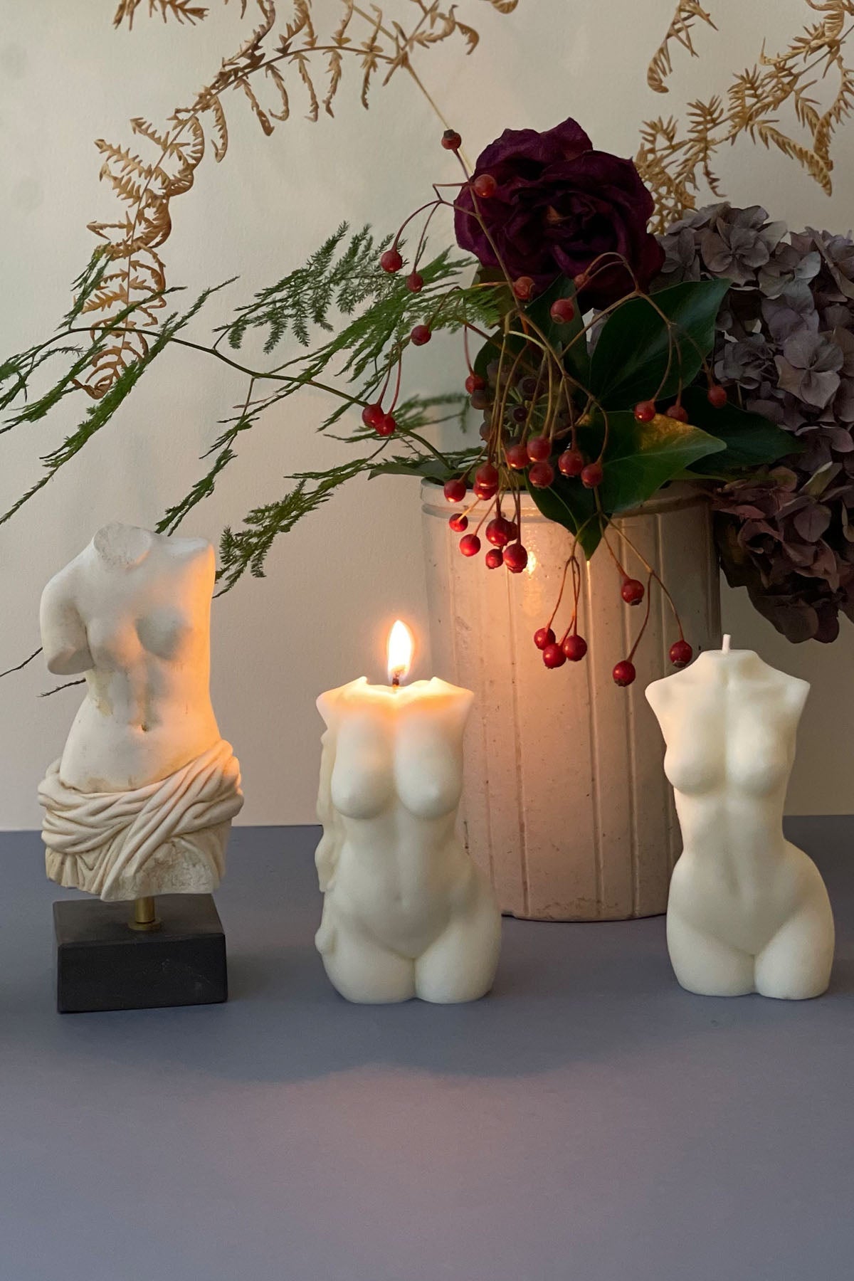 Aphrodite Body Candle Sculpture