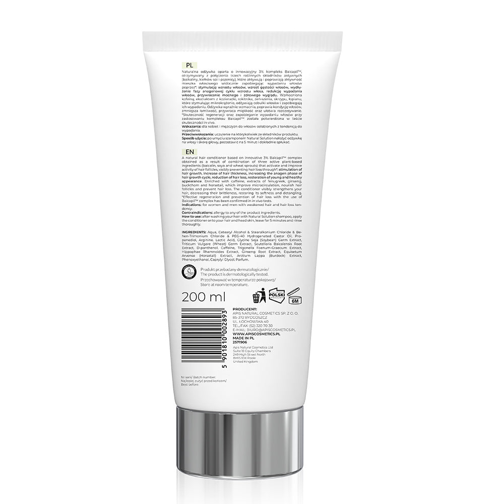 Natural Strengthening Anti Hair Loss Conditioner 200ml