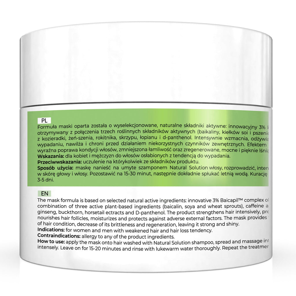 Natural Anti Hair Loss Strengthening Mask 200ml