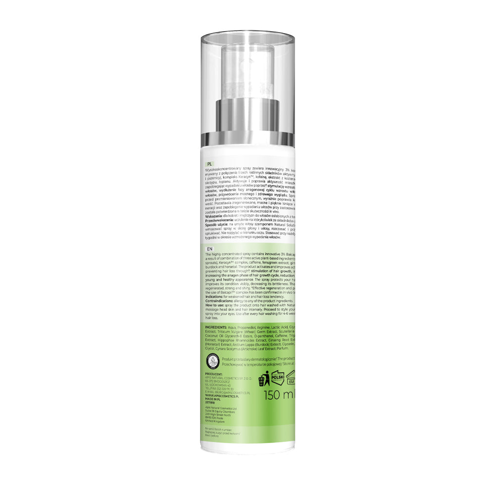 Natural Anti Hair Loss Strengthening Spray 150ml