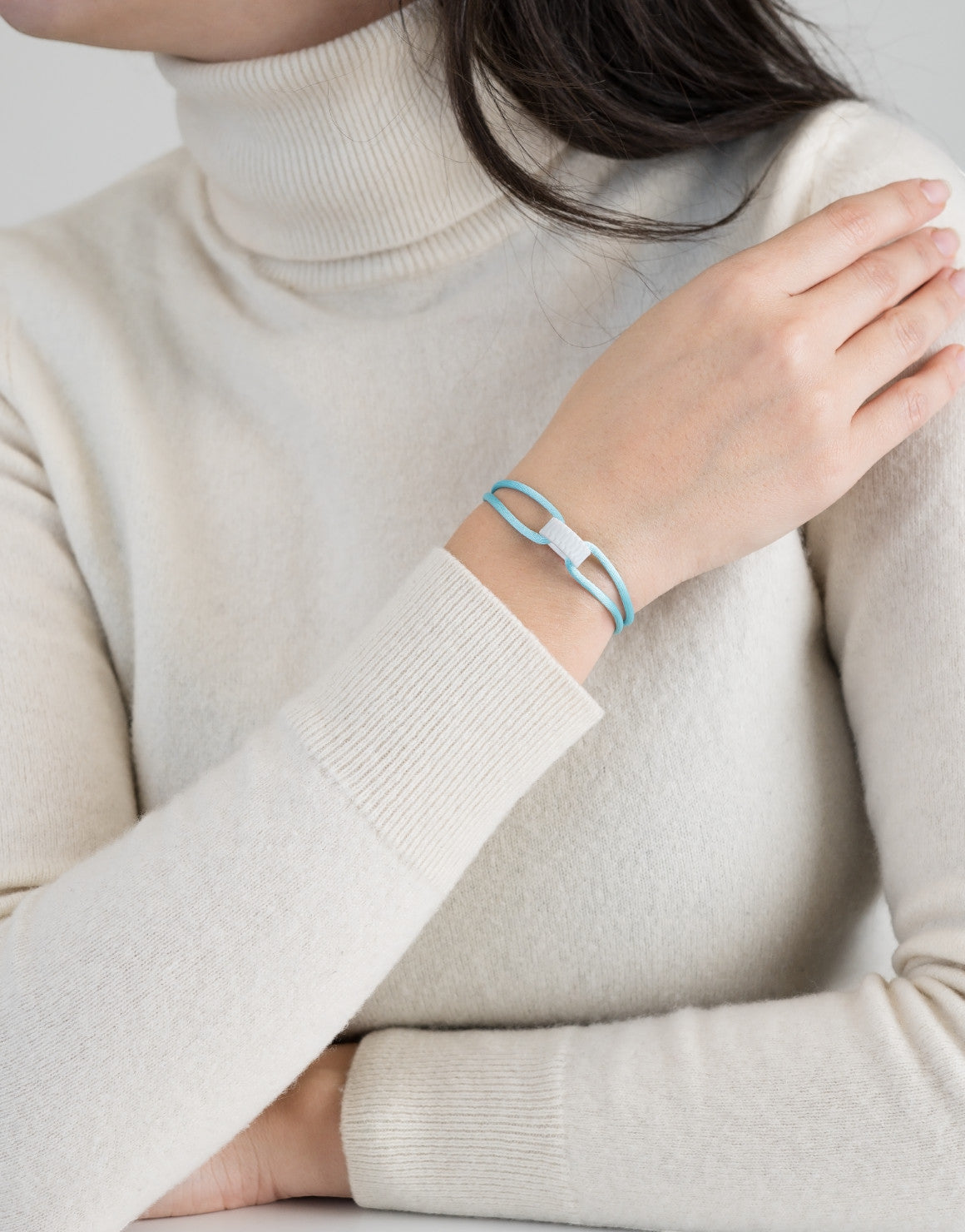 Cord Bracelet in Snow