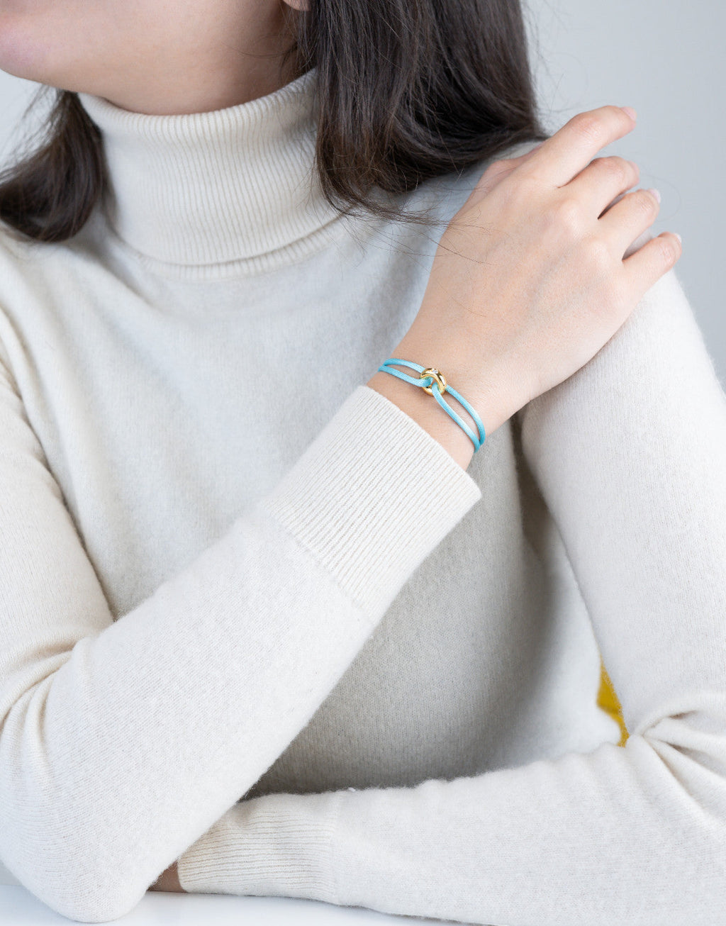 Golden Diamond Cord Bracelet