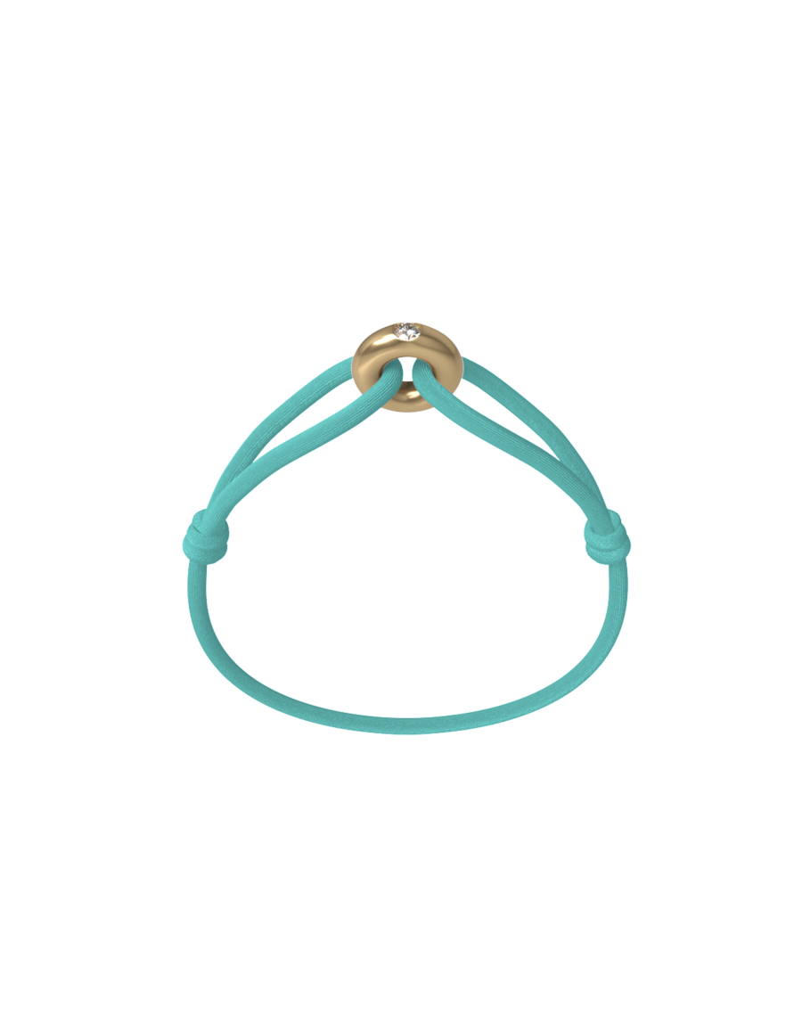 Golden Diamond Cord Bracelet