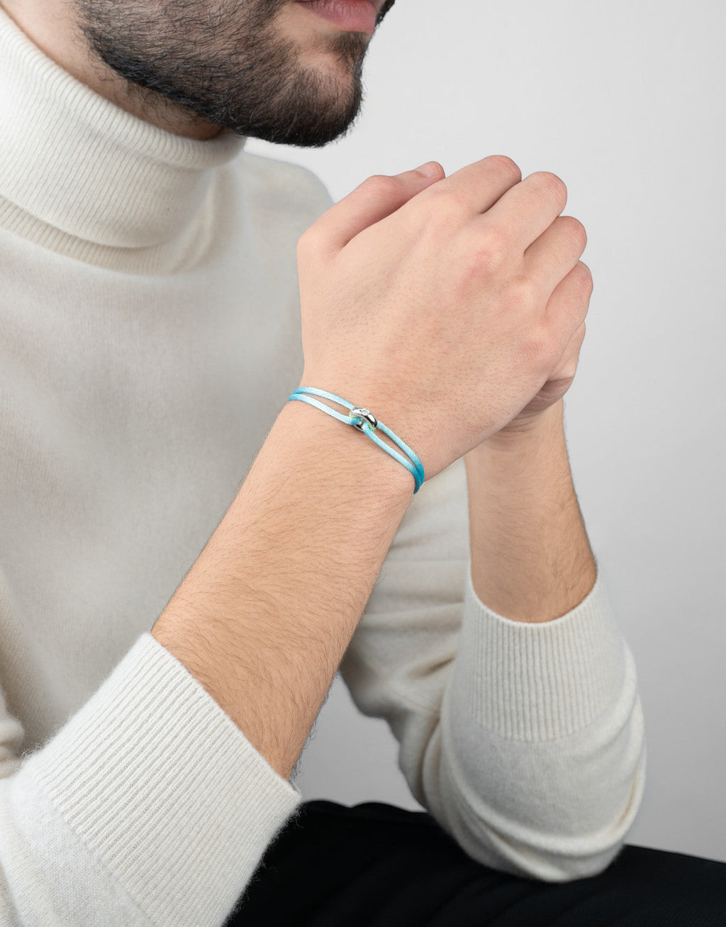 Silver Soho Diamond Cord Bracelet