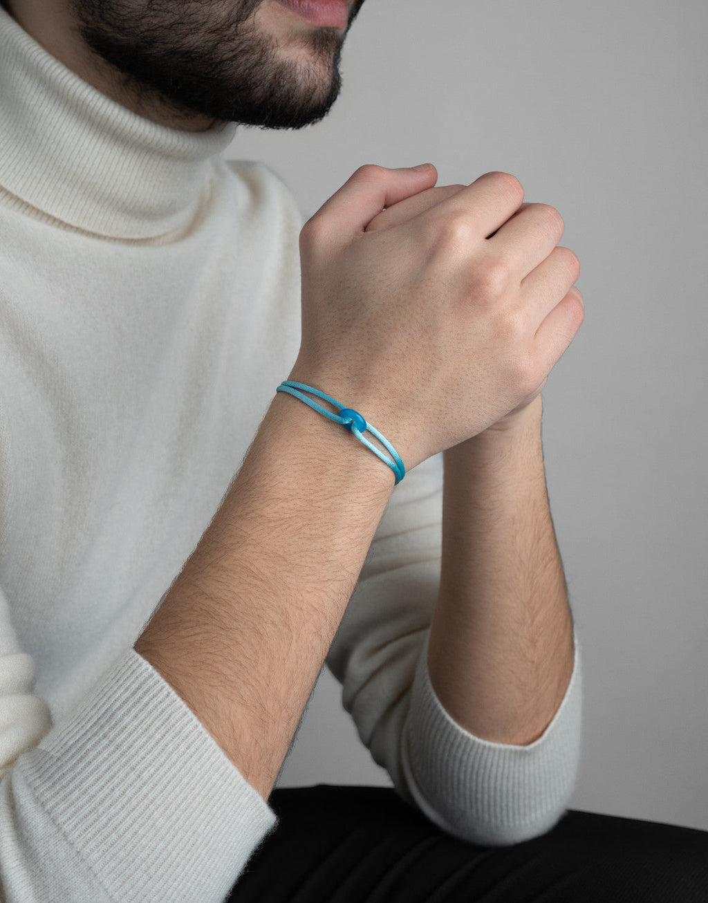 Blue Soho Cord Bracelet