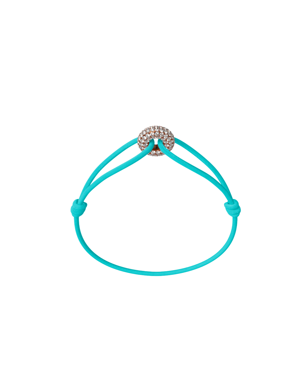 Mini Rose Soho Pave Cord Bracelet