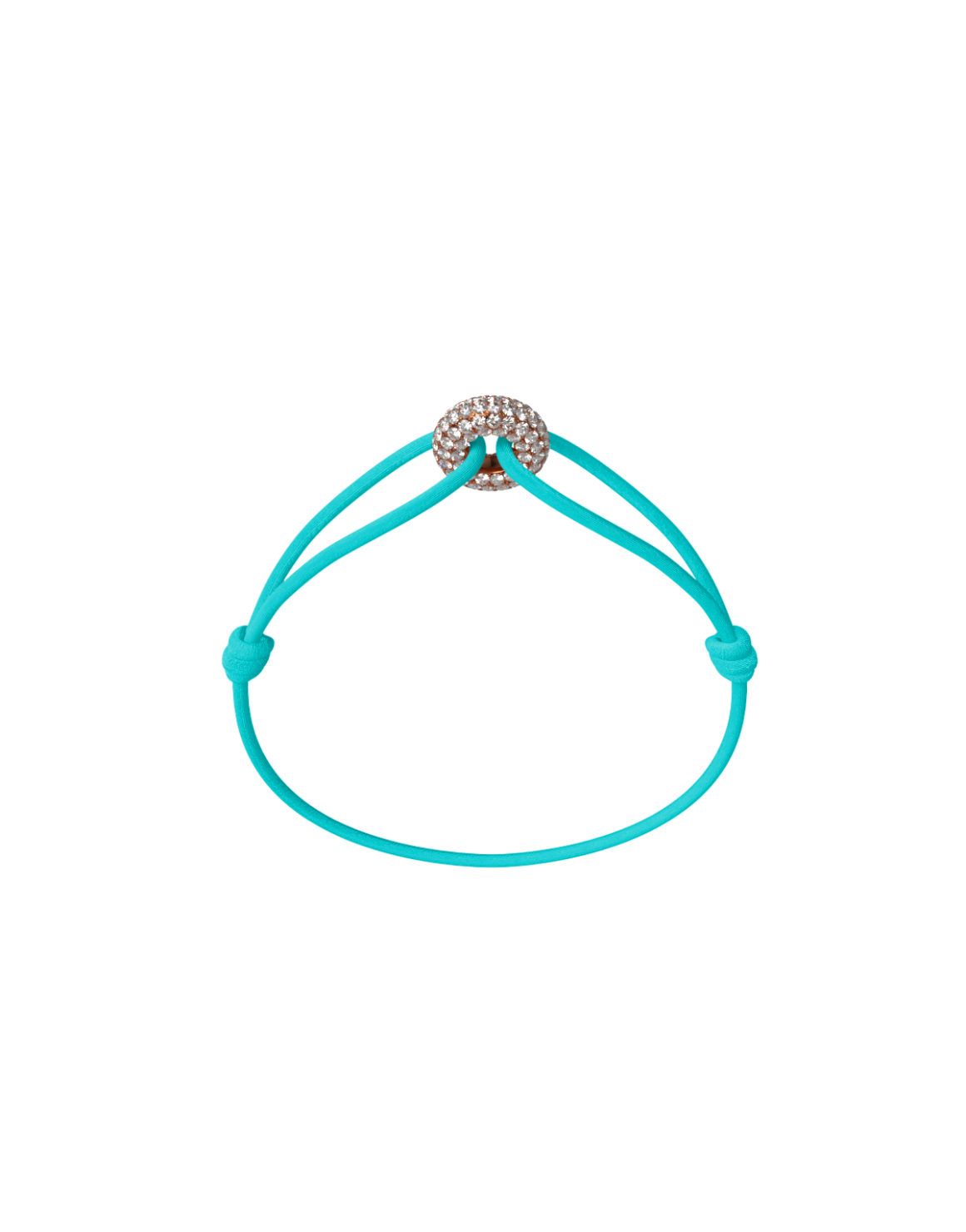 Mini Rose Soho Pave Cord Bracelet