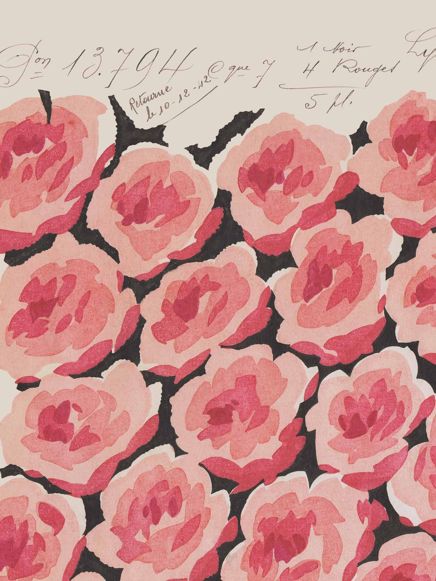 Baby Rose Vintage Archive Poster Print