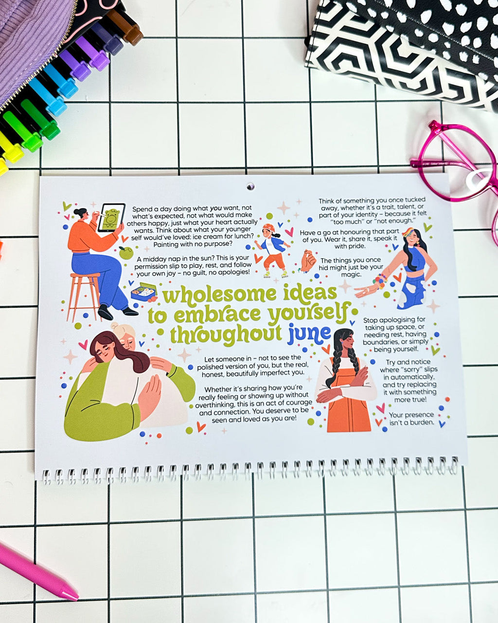 2026 Dated Calendar A Self Love Journey