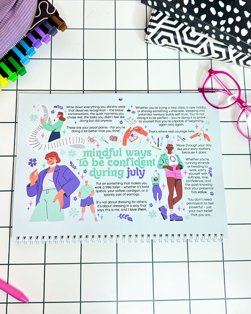 2026 Dated Calendar A Self Love Journey