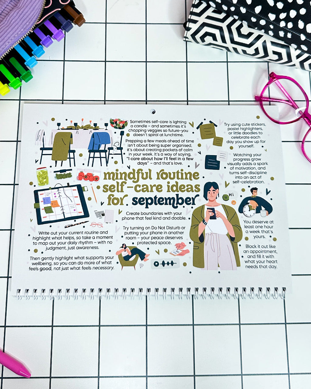 2026 Dated Calendar A Self Love Journey