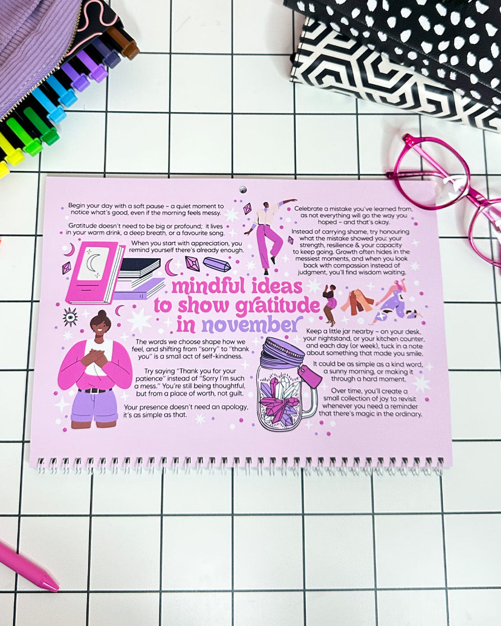 2026 Dated Calendar A Self Love Journey