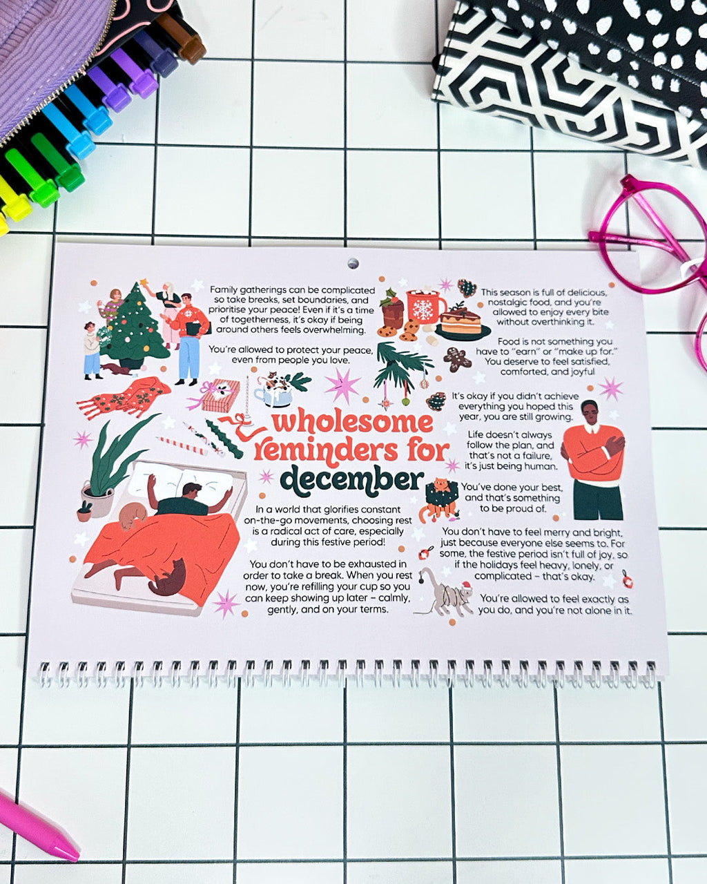 2026 Dated Calendar A Self Love Journey