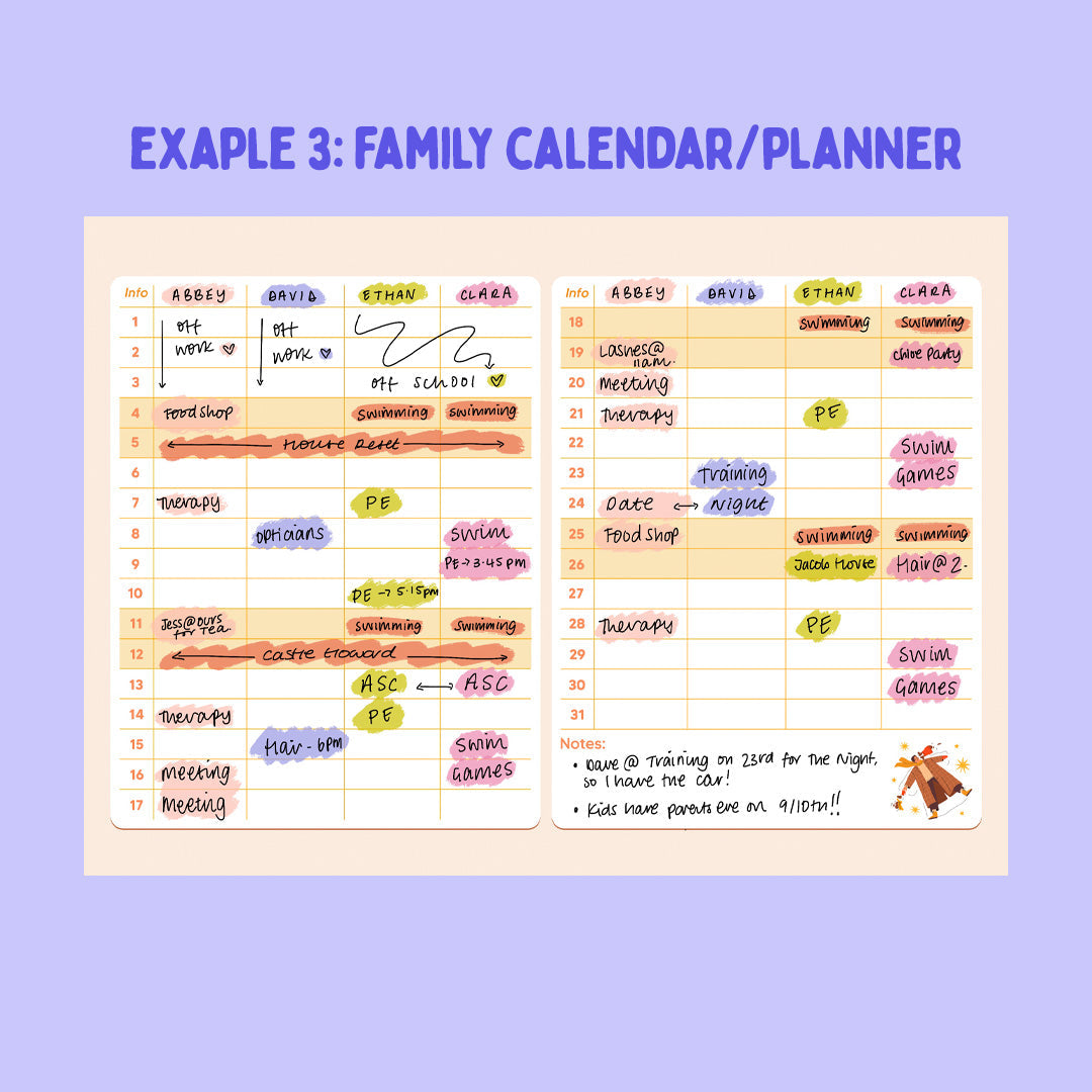 2026 Dated Calendar A Self Love Journey