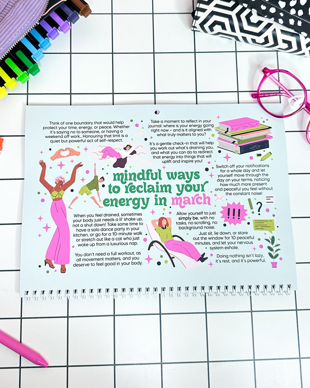 2026 Dated Calendar A Self Love Journey