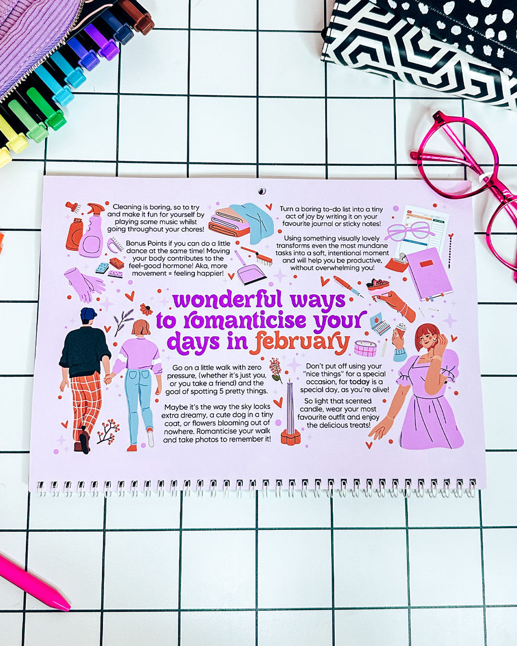 2026 Dated Calendar A Self Love Journey