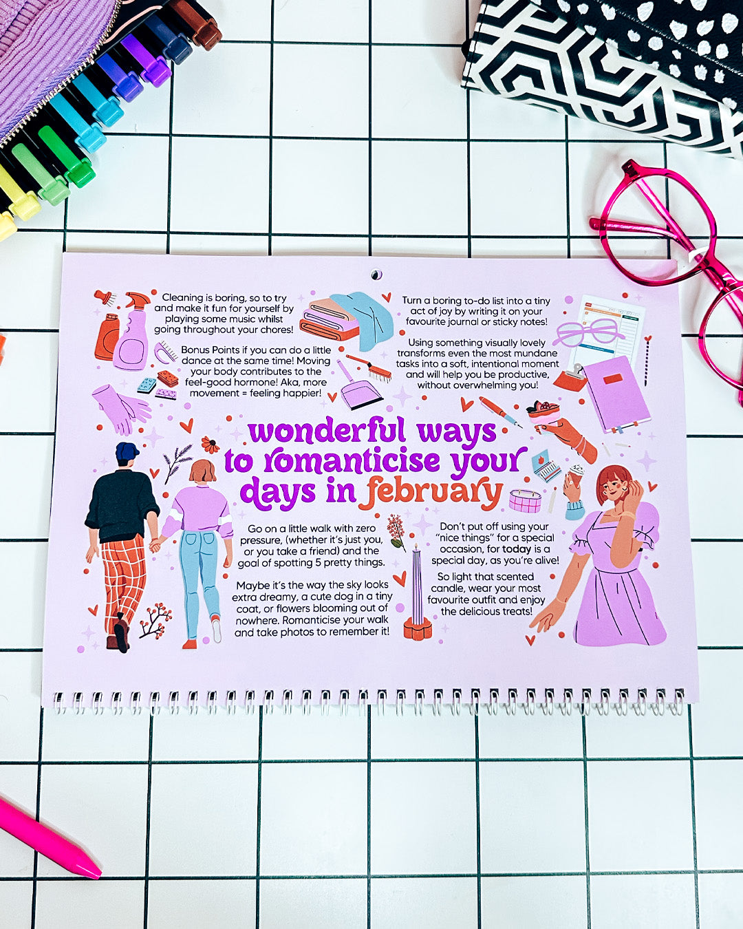 2026 Dated Calendar A Self Love Journey