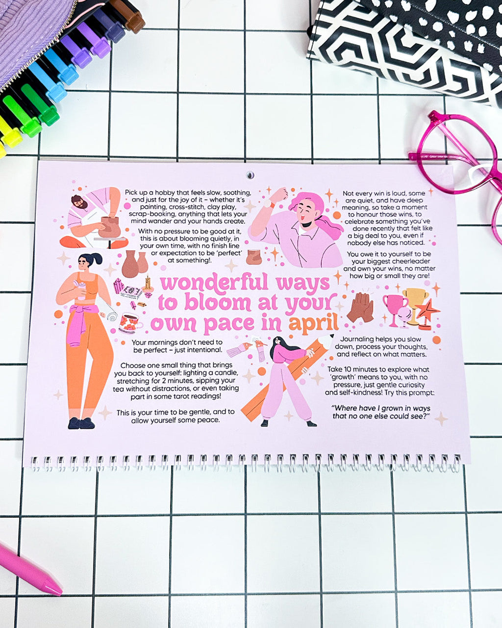 2026 Dated Calendar A Self Love Journey