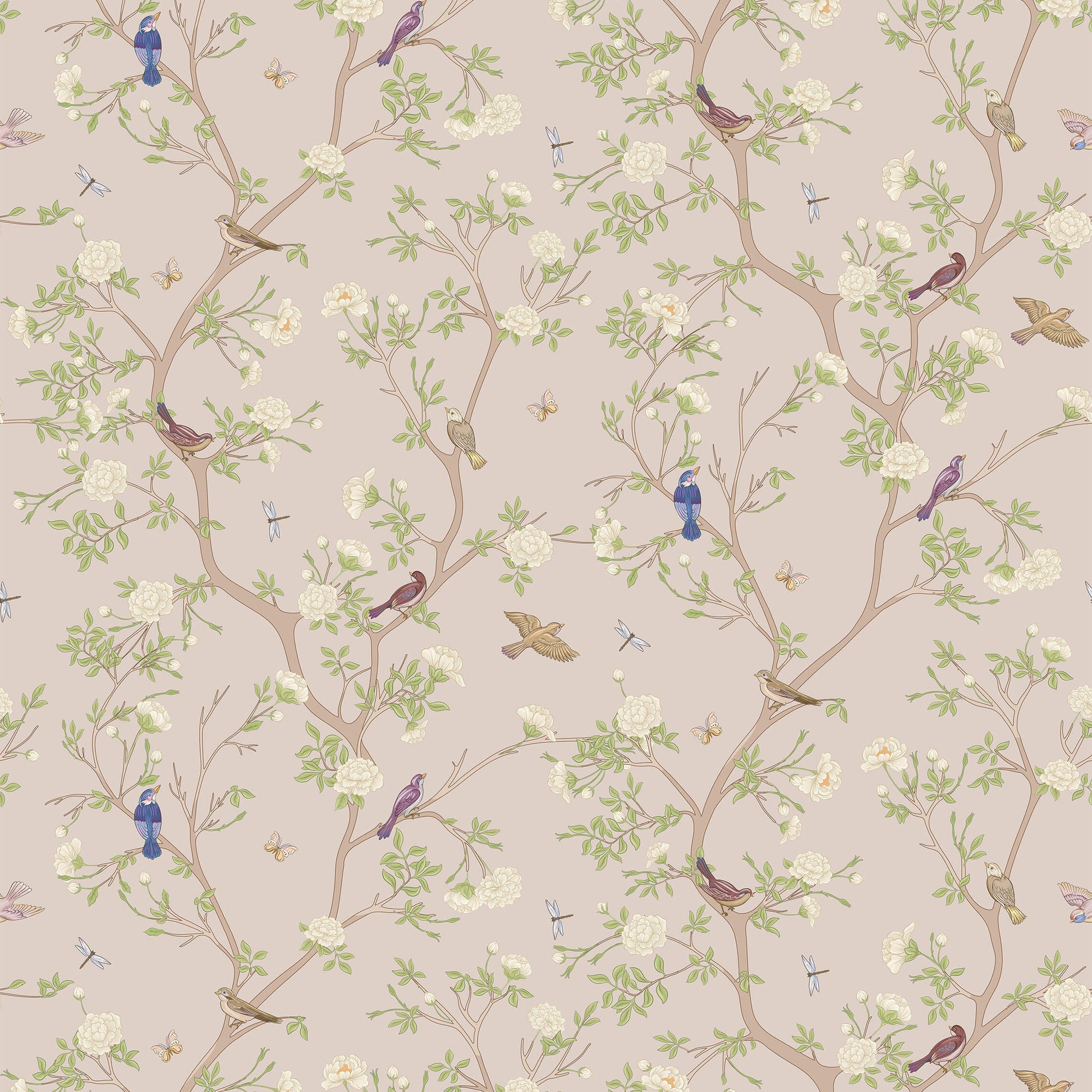 Ashton Asian Bird Wallpaper