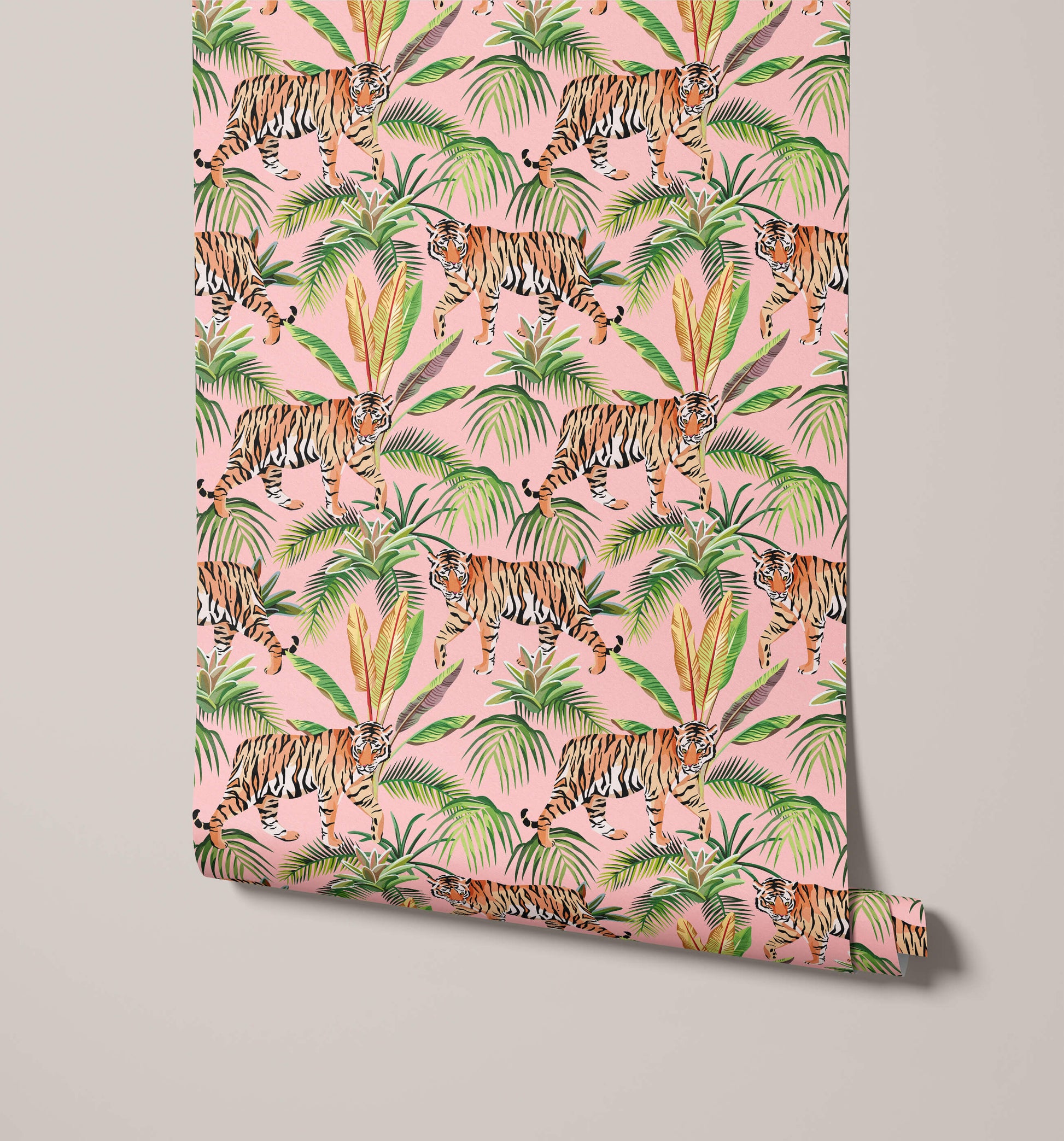 Tropical Tiger Wallpaper