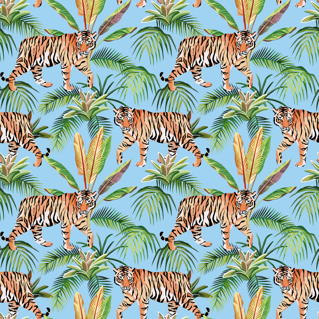 Tropical Tiger Wallpaper