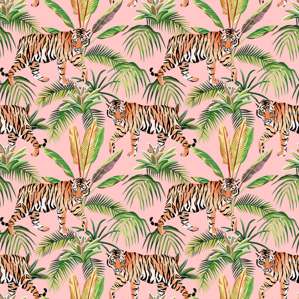 Tropical Tiger Wallpaper