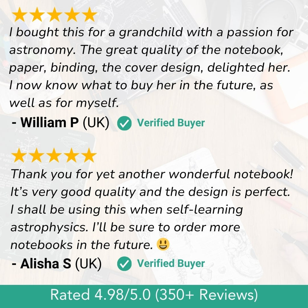 Astronomy A5 Hardcover Notebook