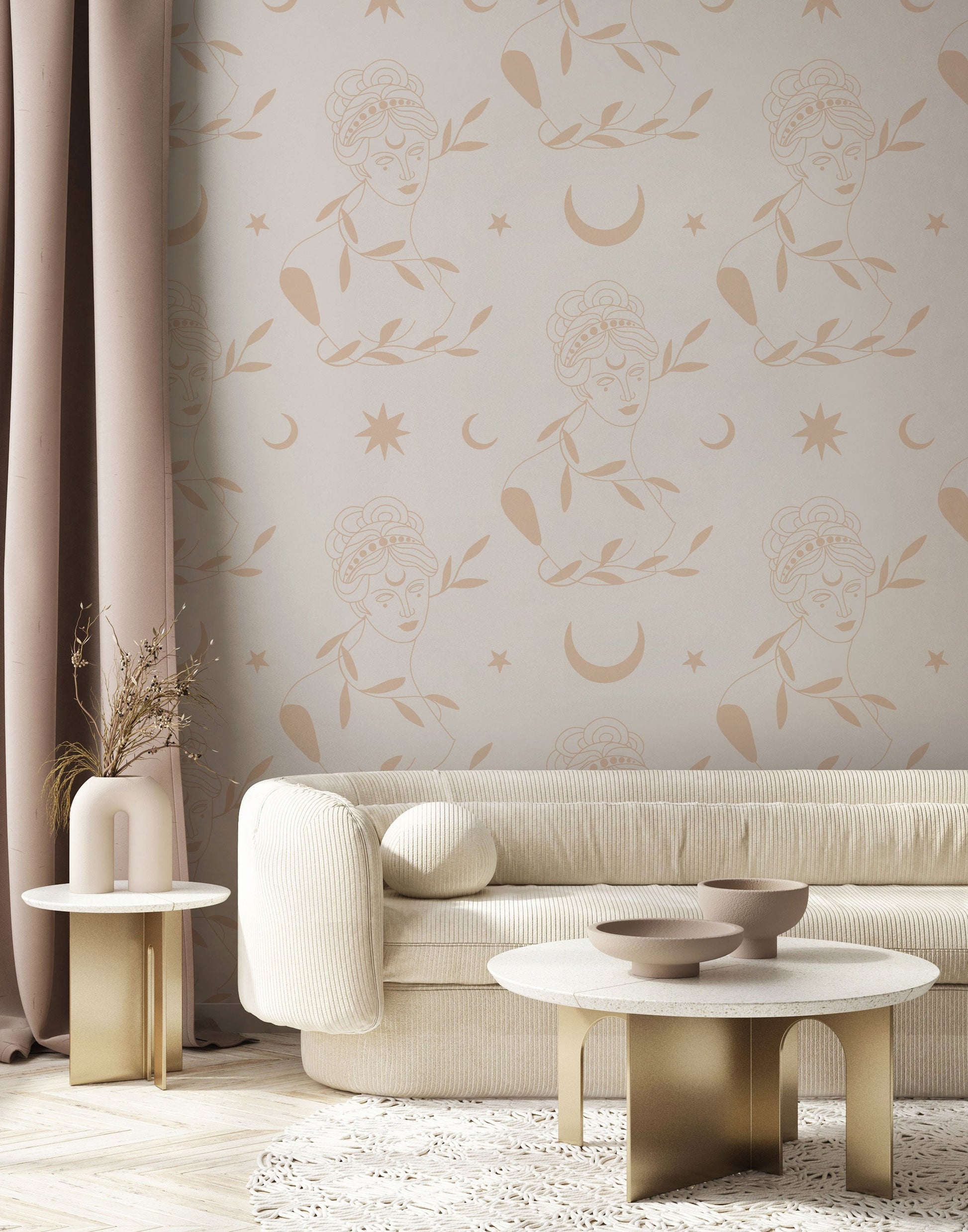 Athena Greek Inspired Wallpaper