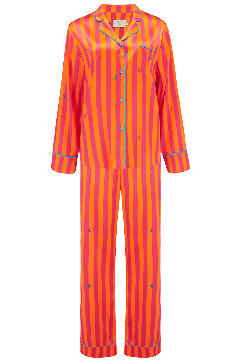 Sunset Stripe Silk Shirt