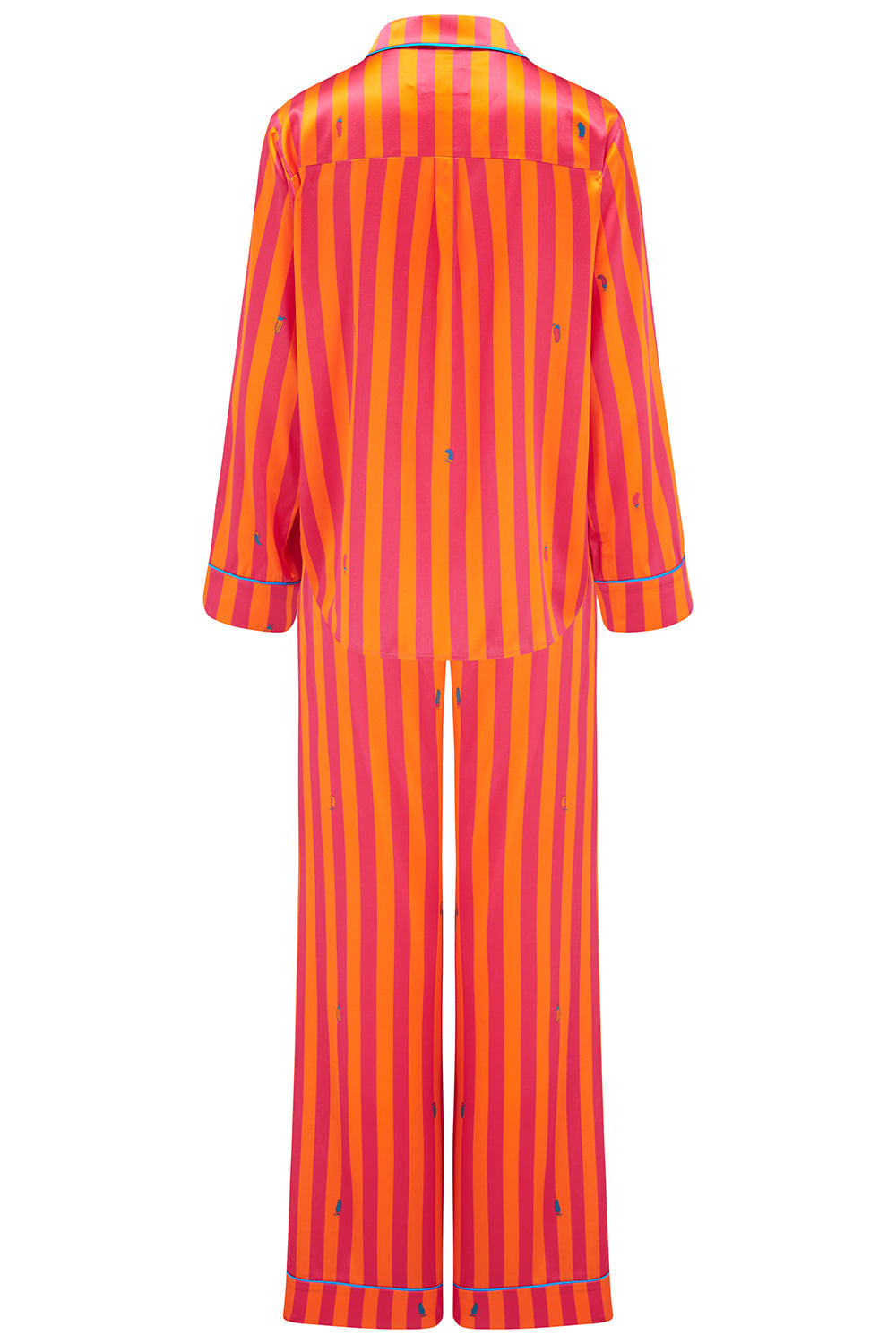 Sunset Stripe Silk Shirt