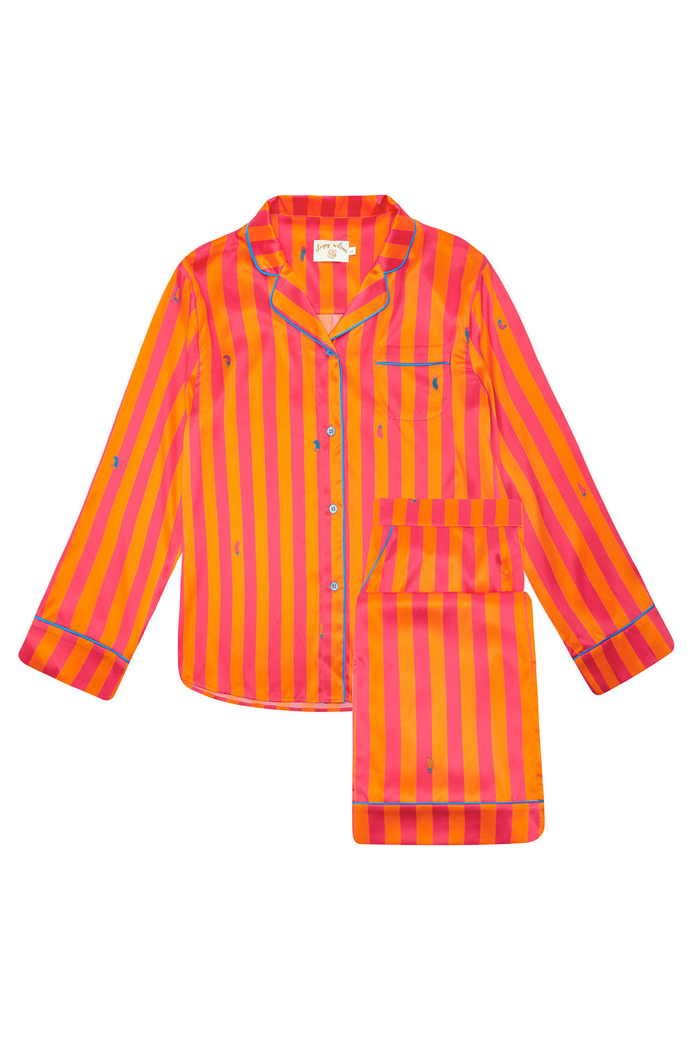 Sunset Stripe Silk Shirt
