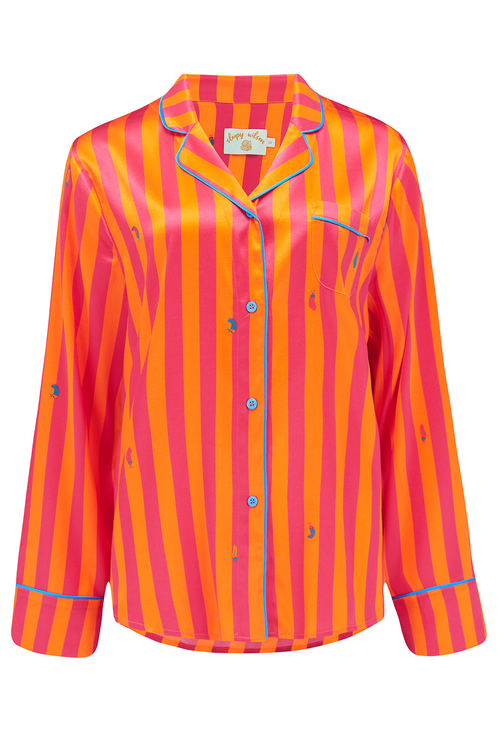 Sunset Stripe Silk Shirt