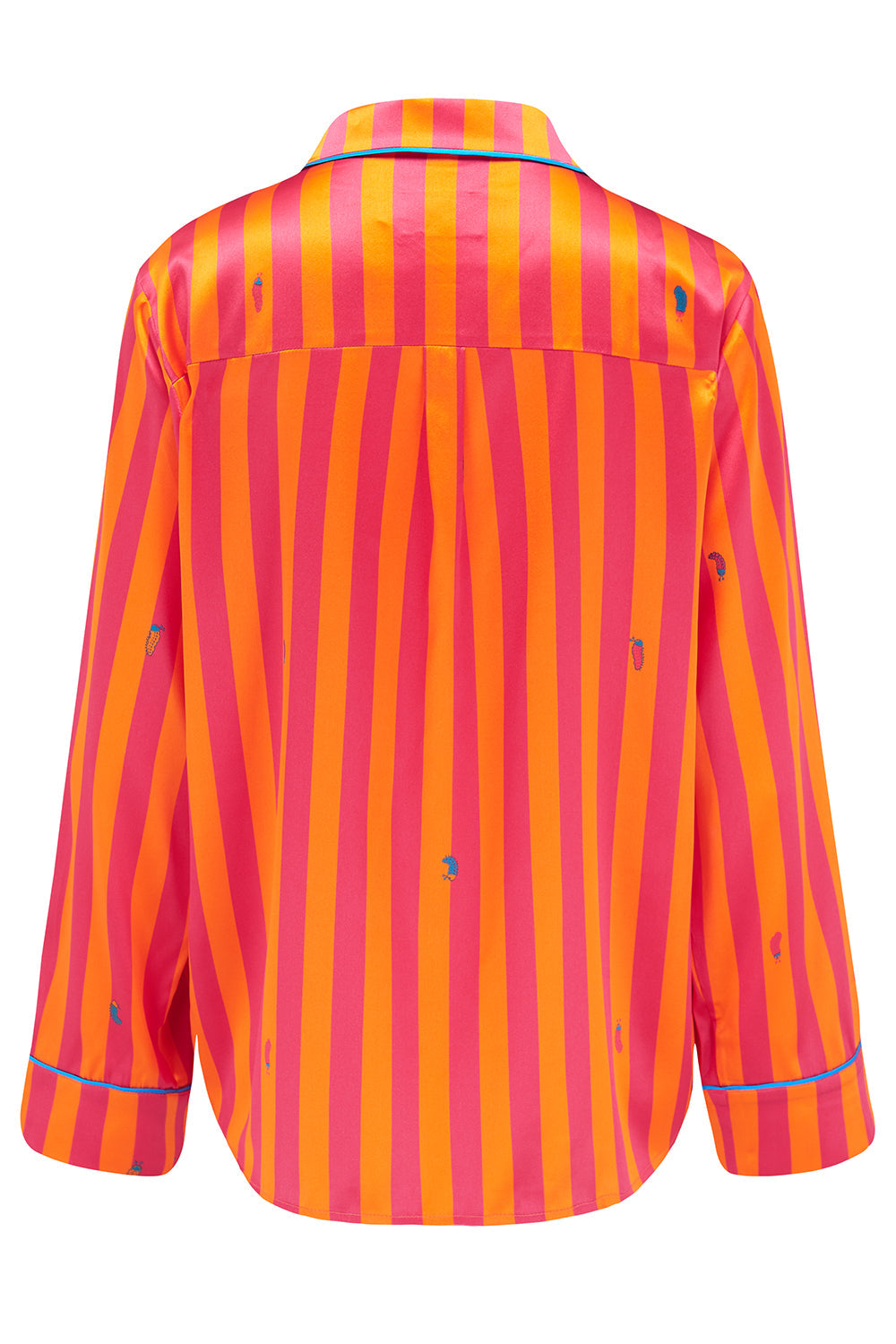 Sunset Stripe Silk Shirt
