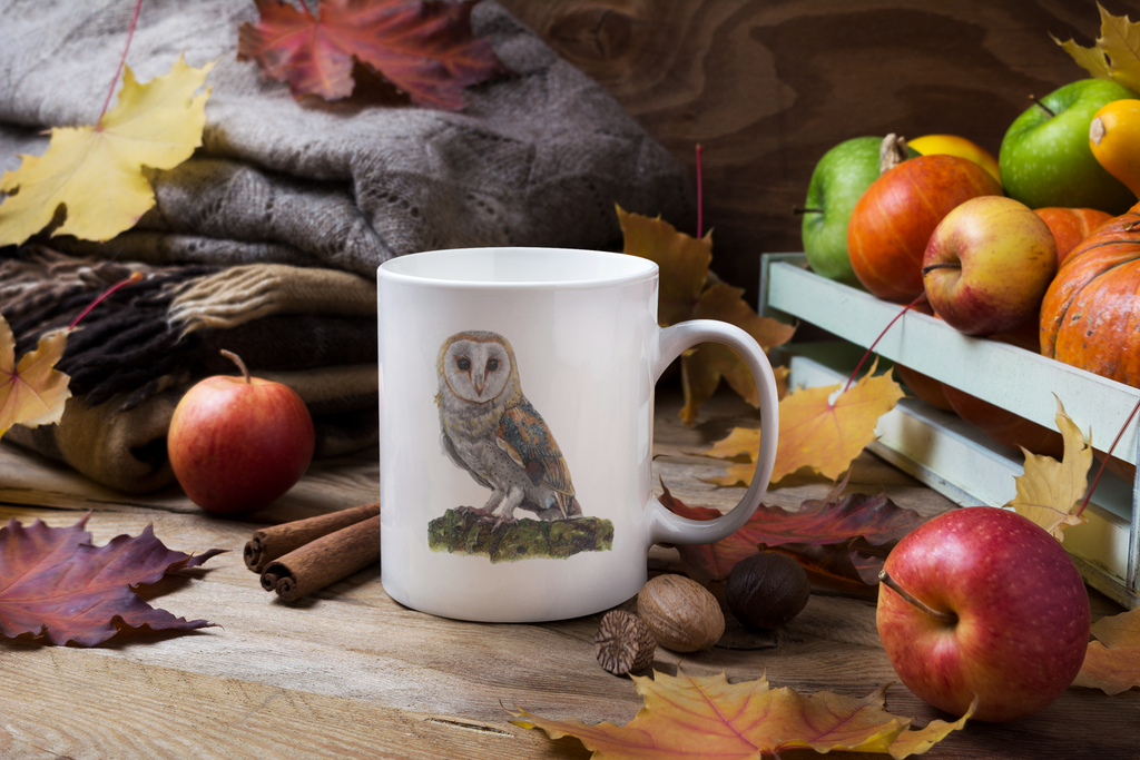 Barn Owl Ceramic Coffee Mug 11oz