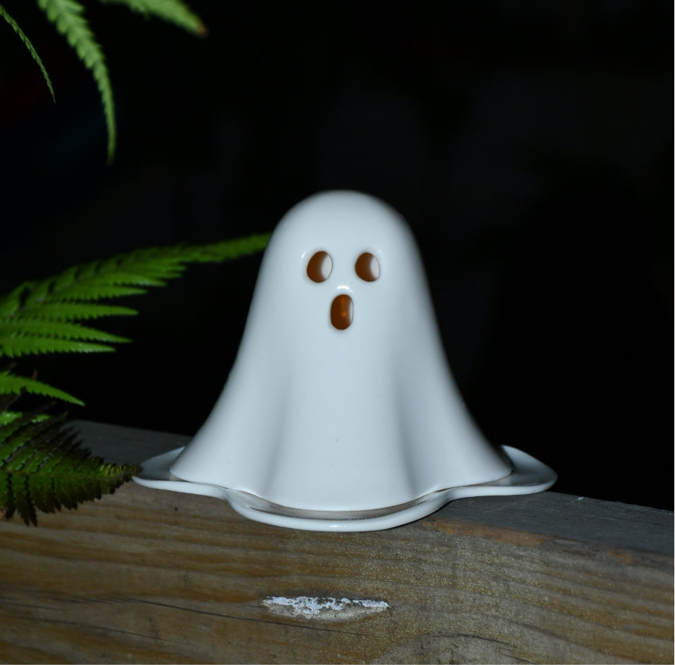 Ghost Tealight Holder for Halloween