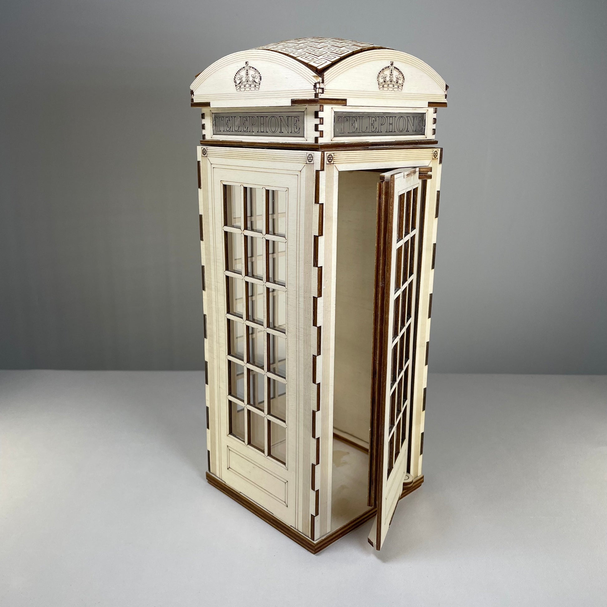 Telephone Box Lamp Flatpack Model Kit