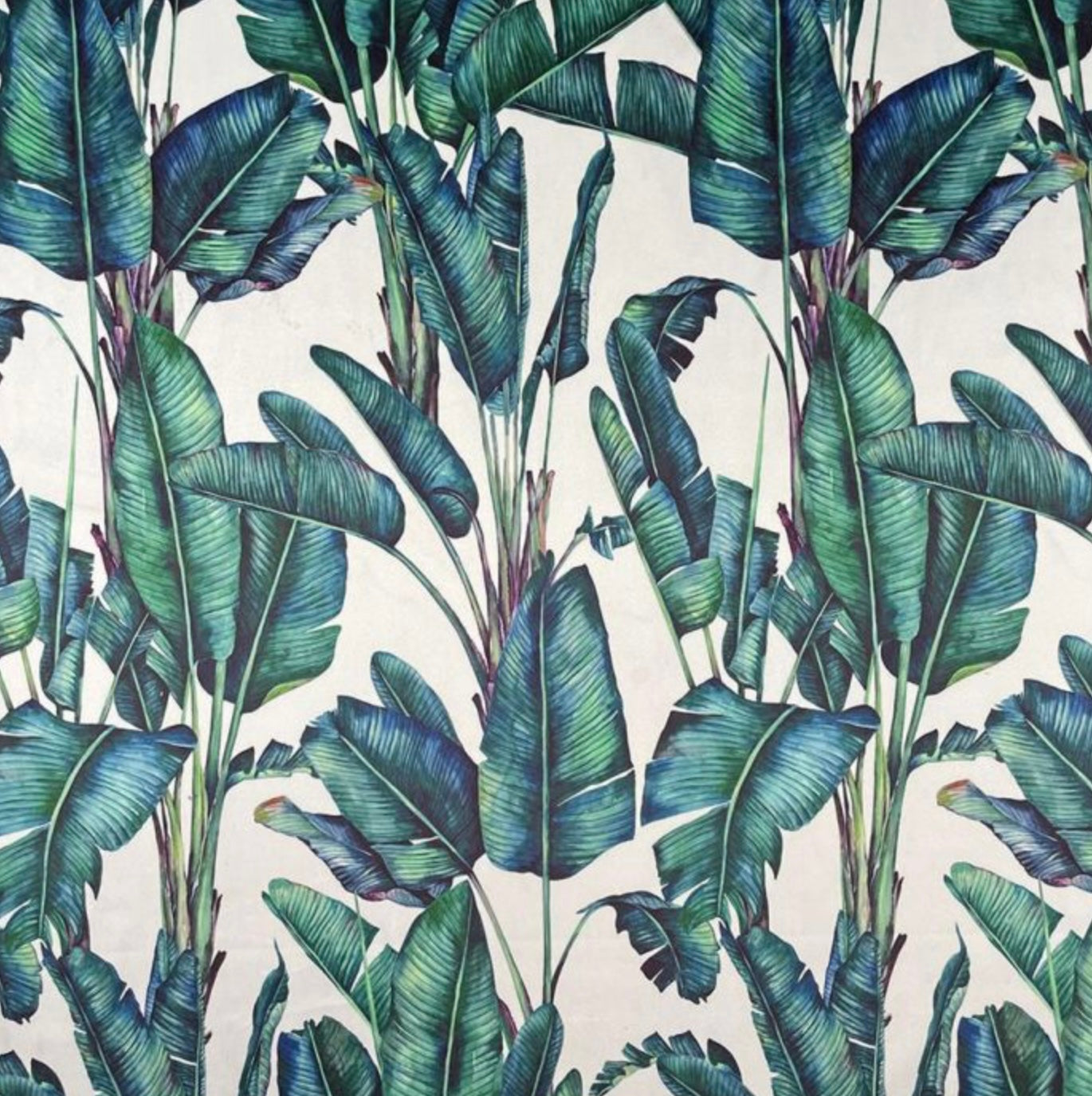 Leaves velvet french drum lampshade/ ceiling light shade, empire lampshade, white