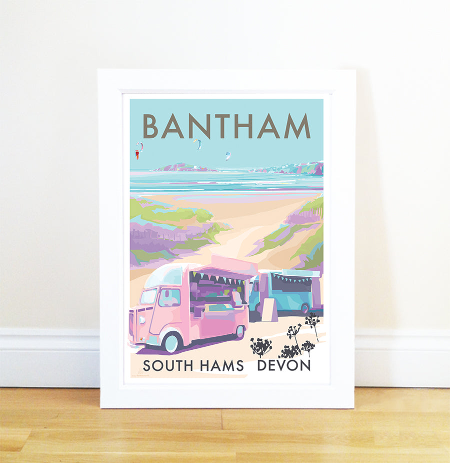 Bantham Buses Limited Edition Art Print A0