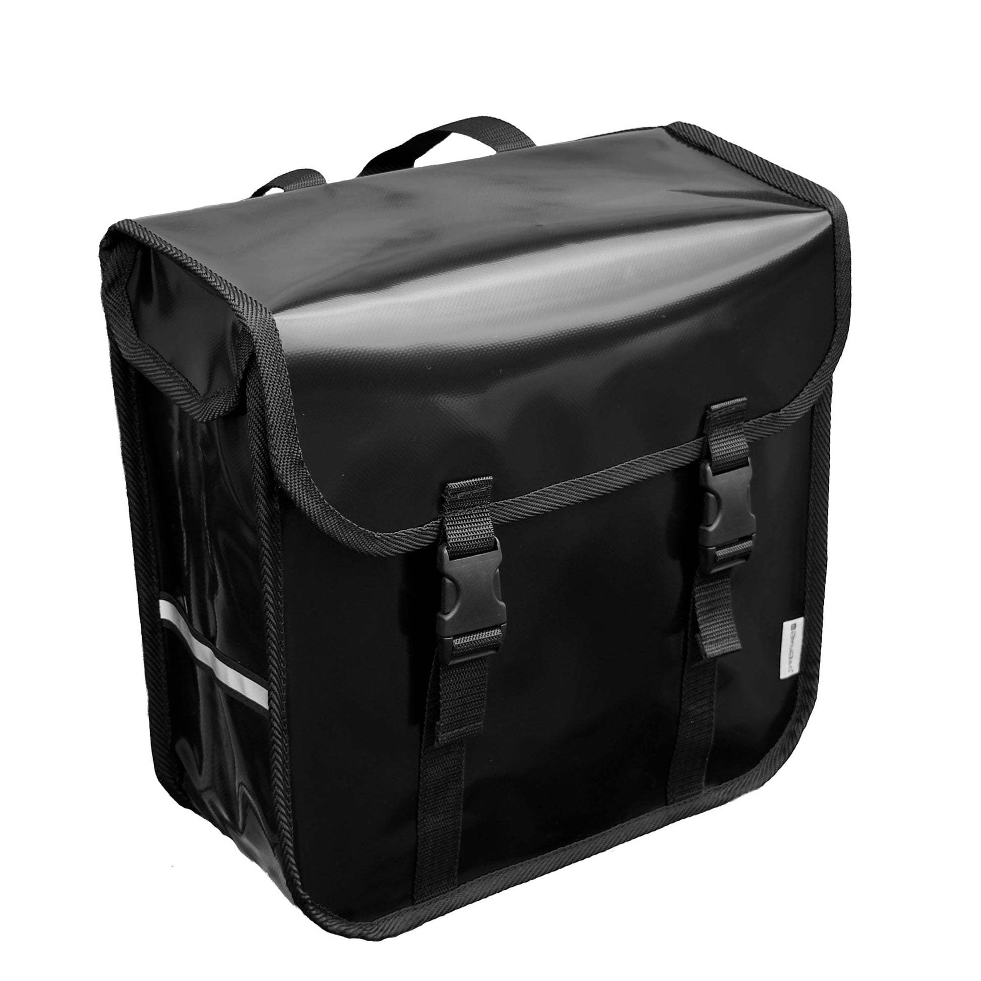 Classic Single Pannier Bag for Bicycle Rear Carrier Rack in Black