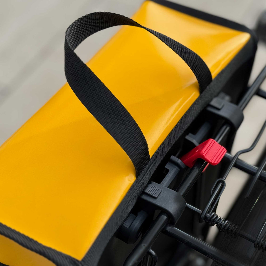 Classic Waterproof Single Bike Pannier Bag 13L Yellow