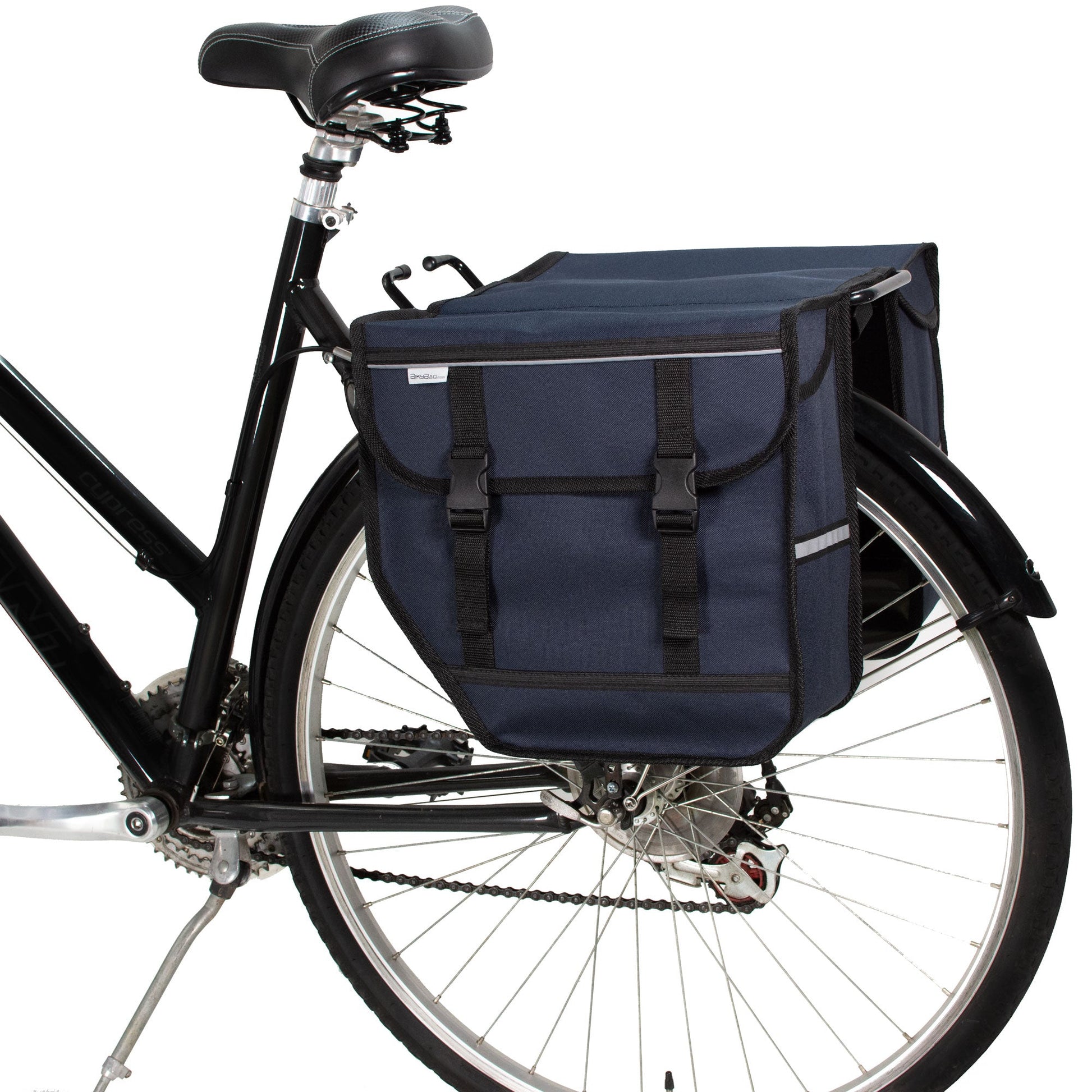 Navy Blue Double Bicycle Panniers