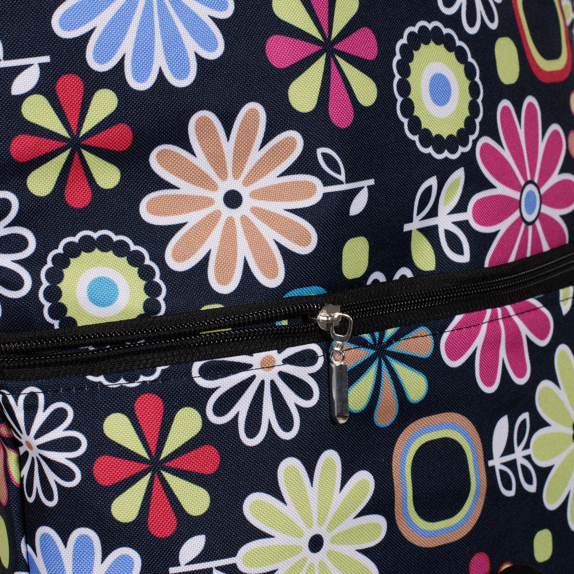 Pink Daisy Single Pannier Bag for Bicycles